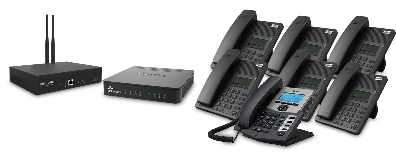 Pabx pre-configured package